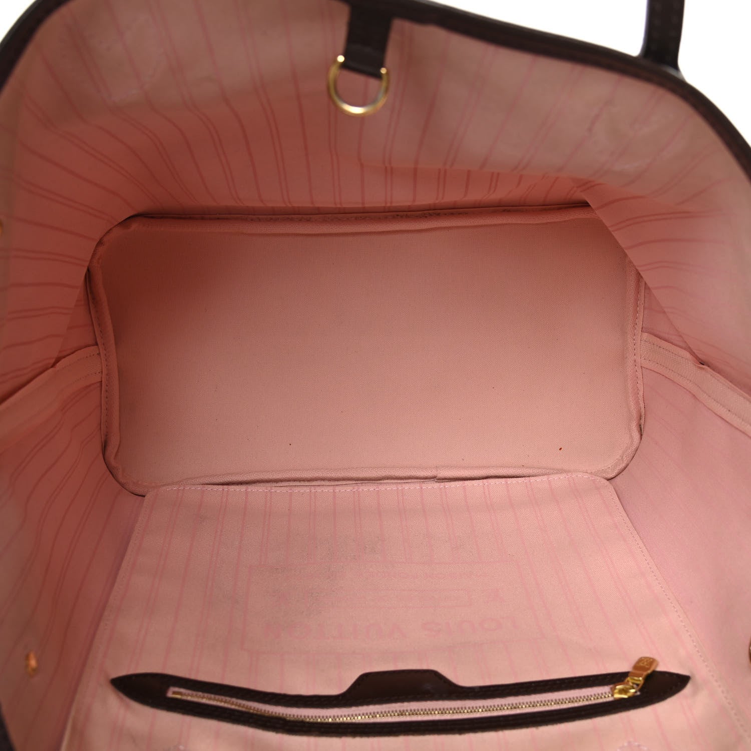 Louis Vuitton Damier Ebene Neo Neverfull MM Rose Ballerine 5 of 14