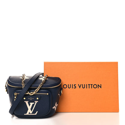 Louis Vuitton Empreinte Monogram Giant Mini By The Pool Bumbag Navy Creme 10 of 10