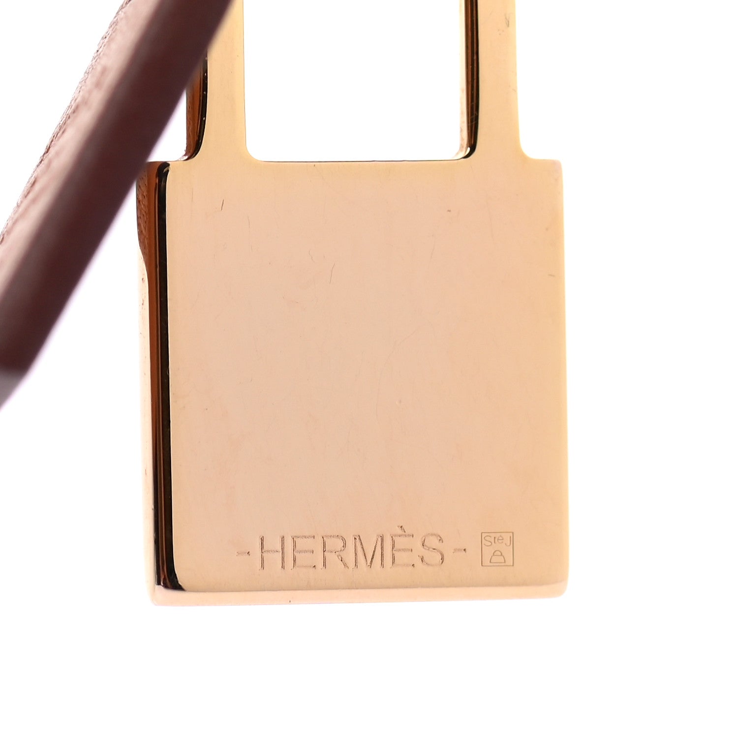 Hermes Swift Small O'Kelly Pendant Necklace Gold 6 of 7