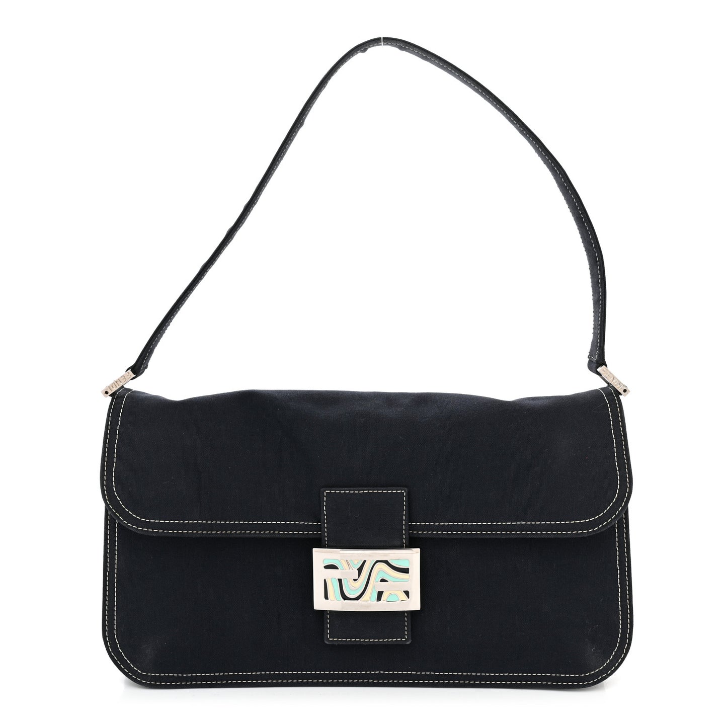 Canvas Baguette Blue