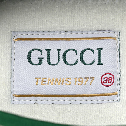 Gucci X LIBERTY OF LONDON Canvas Web Tracy Print Womens 1977 Tennis Sneakers 38 Mint Peach Mystic White 7 of 8