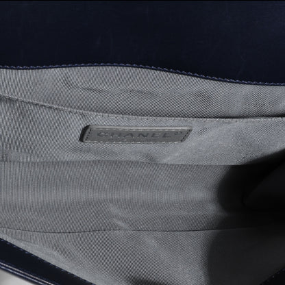 Chanel Lambskin Quilted Medium Boy Flap Navy Blue 5 of 7