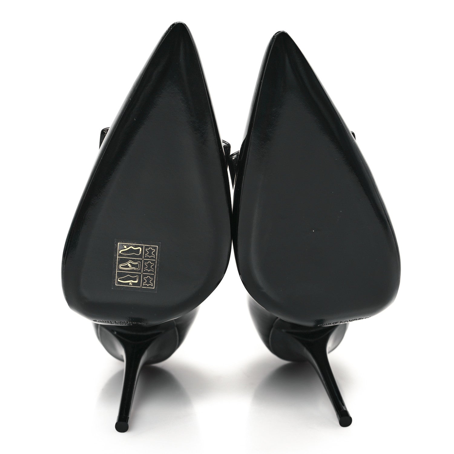 Saint Laurent Patent Calfskin Kayla 110 Pumps 36 Black 6 of 10