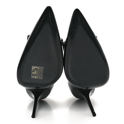Saint Laurent Patent Calfskin Kayla 110 Pumps 36 Black 6 of 10