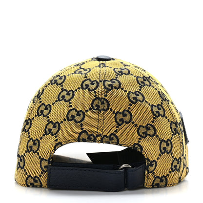 Gucci Monogram Multicolor Retro Interlocking G Baseball Hat M Yellow Blue 5 of 8