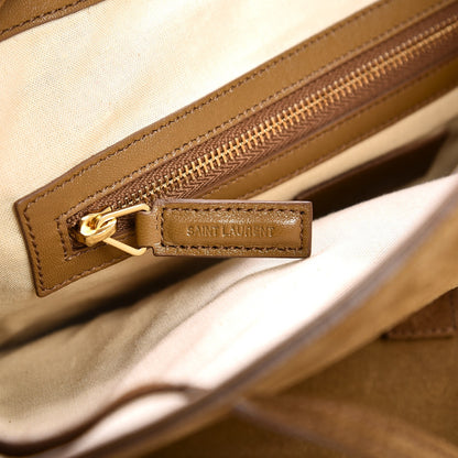Saint Laurent Suede Calfskin Fringe Festival Backpack Light Ocre 8 of 10