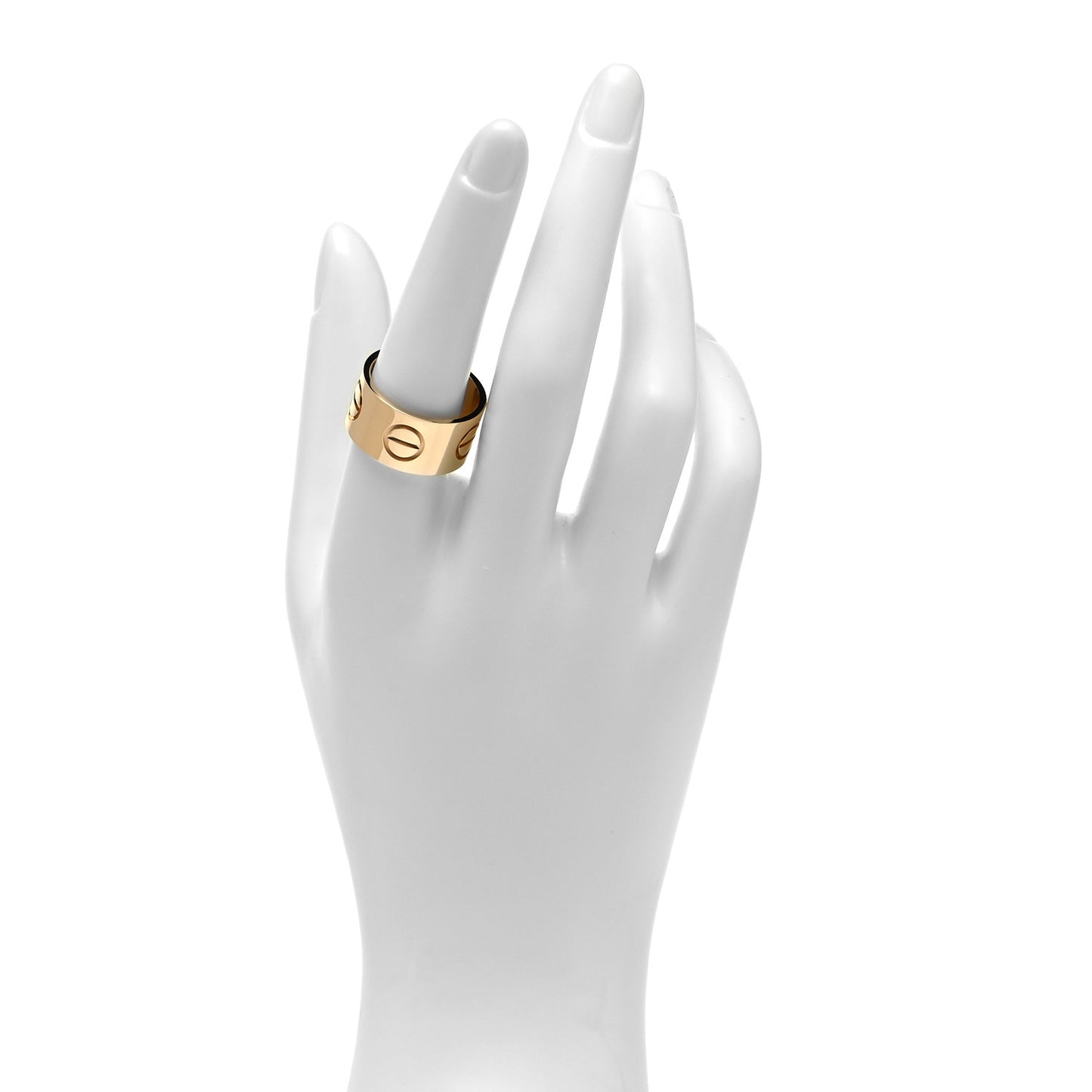 18K Yellow Gold 11mm LOVE Ring 58 8.25