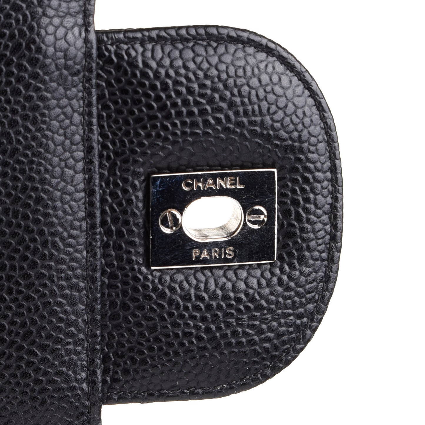 Caviar Quilted Jumbo Single Flap Black