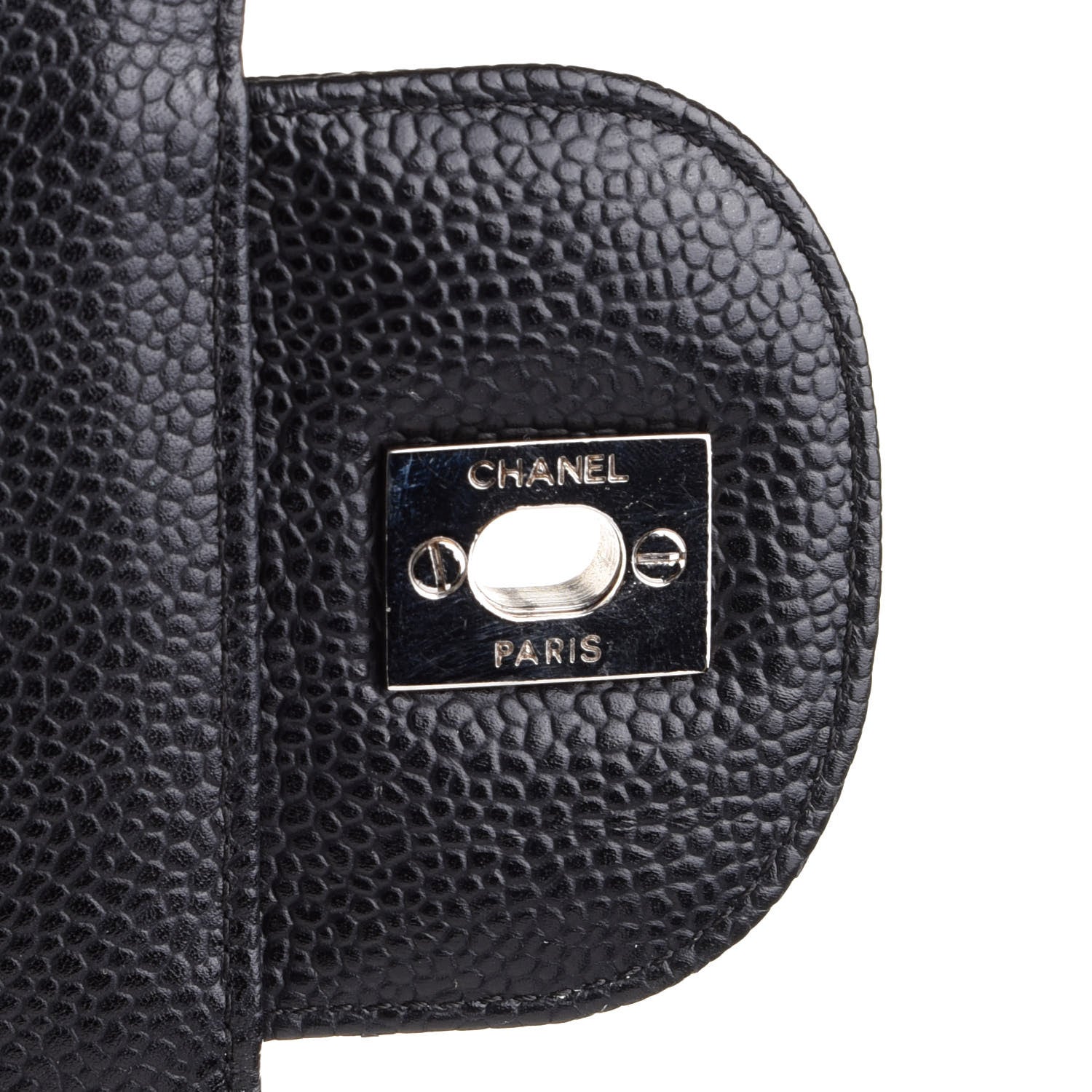 Chanel Caviar Quilted Jumbo Single Flap Black 9 of 12
