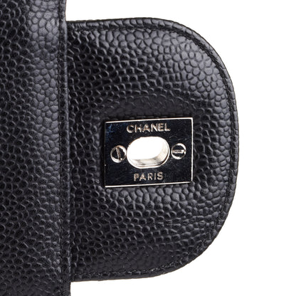 Chanel Caviar Quilted Jumbo Single Flap Black 9 of 12