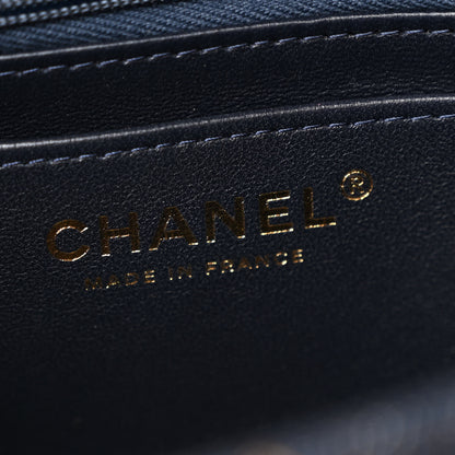 Chanel Denim Quilted Mini Rectangular Flap Dark Blue 6 of 11