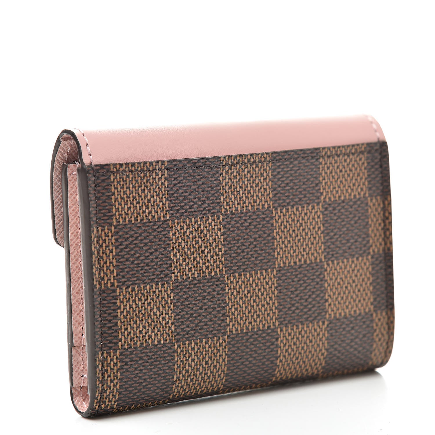 Louis Vuitton Damier Ebene Zoe Wallet Rose Ballerine 3 of 8