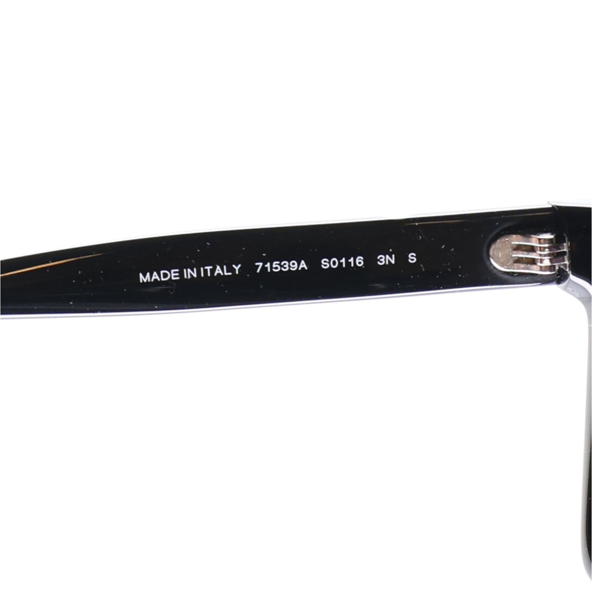 Acetate Strass Rectangle Sunglasses 71539A Black