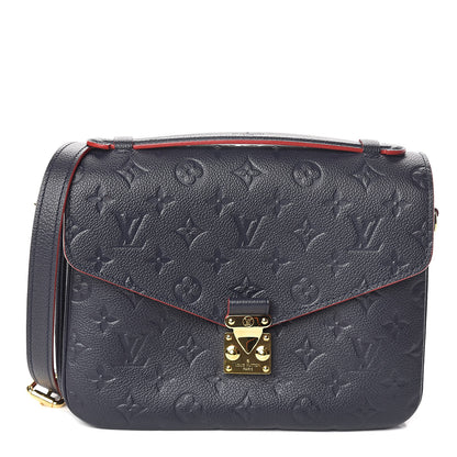 Louis Vuitton Empreinte Pochette Metis Marine Rouge 1 of 9