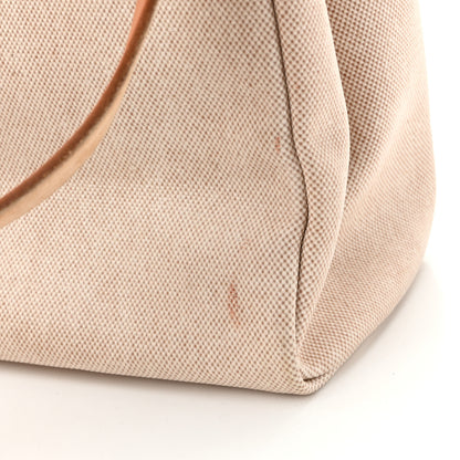 Hermes Toile Vache Calfskin Herbag 39 MM Natural 26 of 27