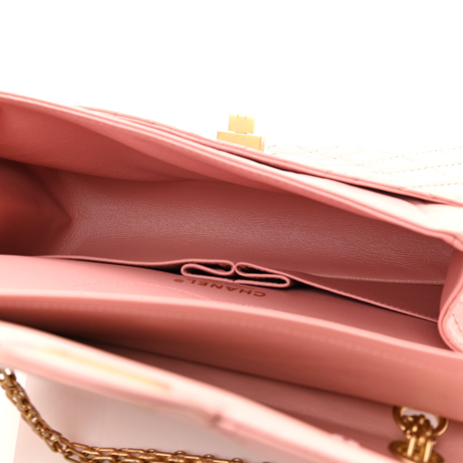Chanel Aged Calfskin Quilted 2.55 Reissue 225 Flap Pink 5 of 11