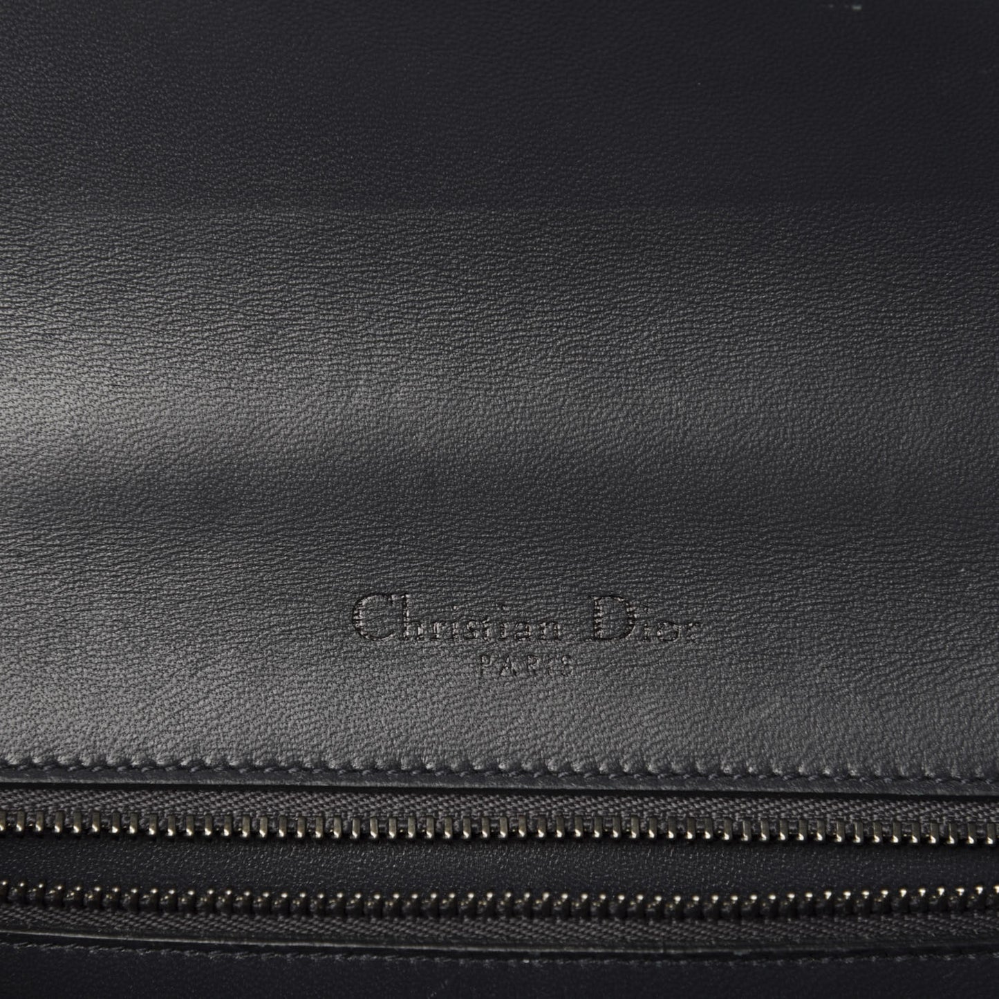 Metallic Patent Micro-Cannage Small Diorama Flap Bag Onyx Black