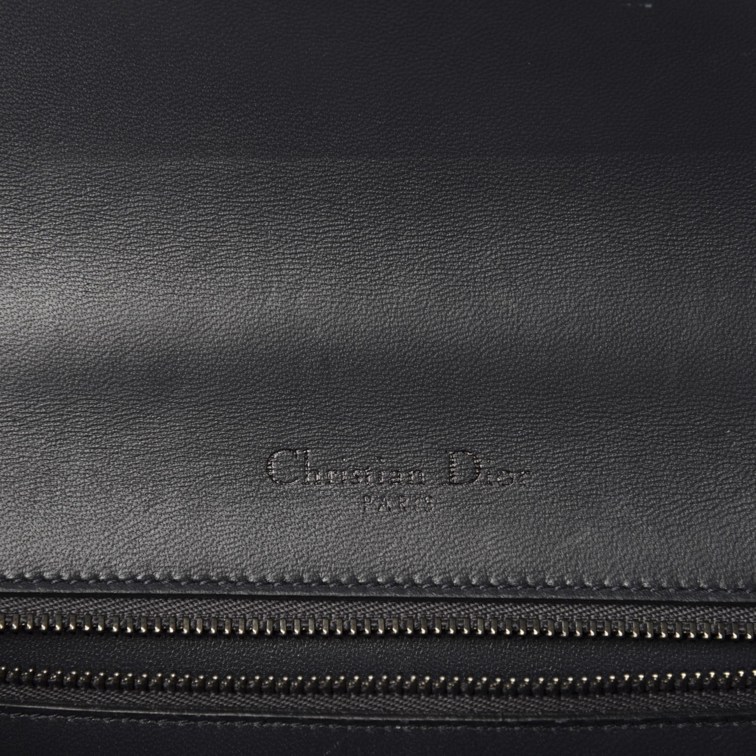Christian Dior Metallic Patent Micro-Cannage Small Diorama Flap Bag Onyx Black 9 of 11