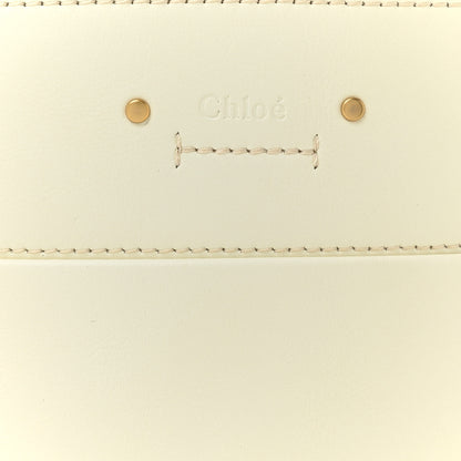 Chloe Smooth Calfskin Mini Roy Bucket Bag Natural White 8 of 10