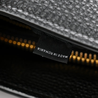 Prada Vitello Daino Tote Black 7 of 11