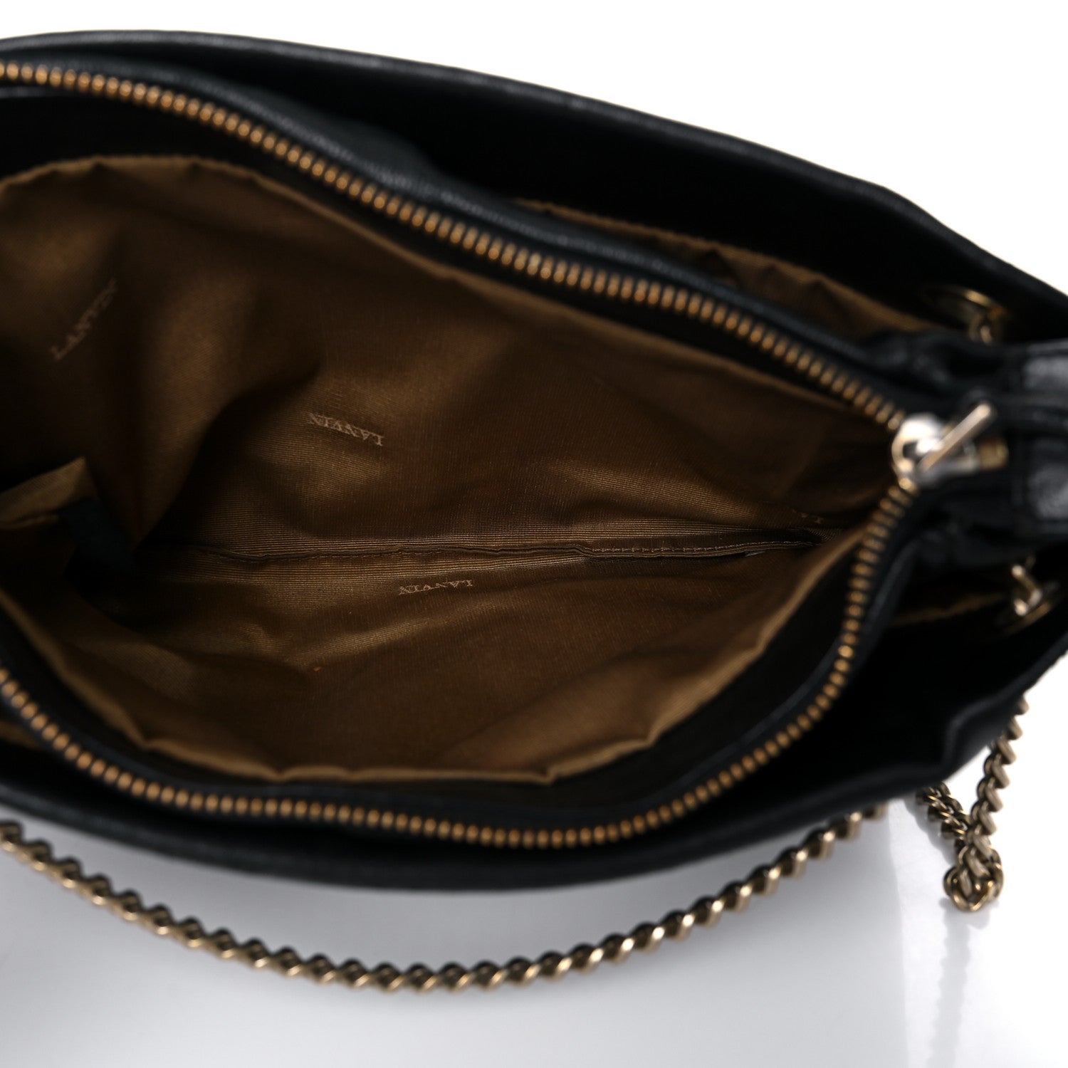 Lanvin Lambskin Quilted Small Sugar Shoulder Bag Black 6 of 26