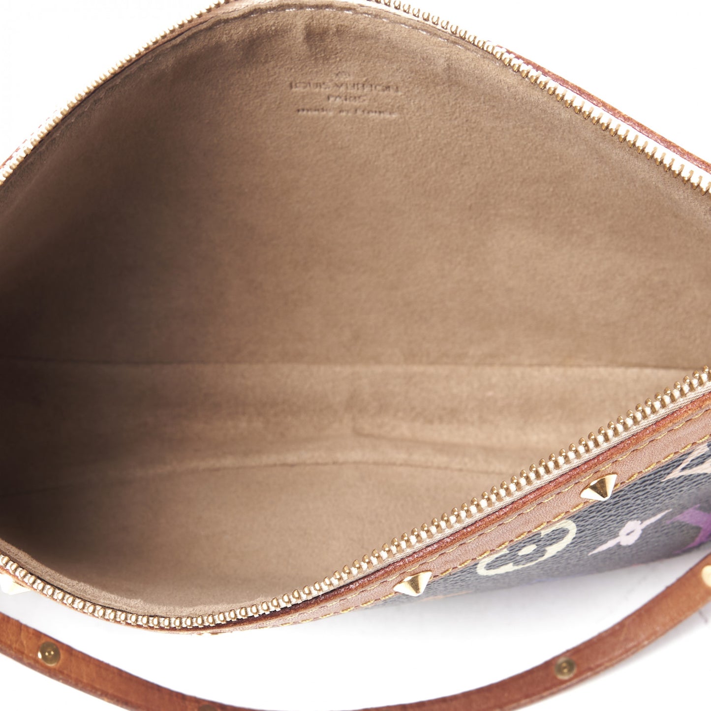 Monogram Multicolor Pochette Accessories Black