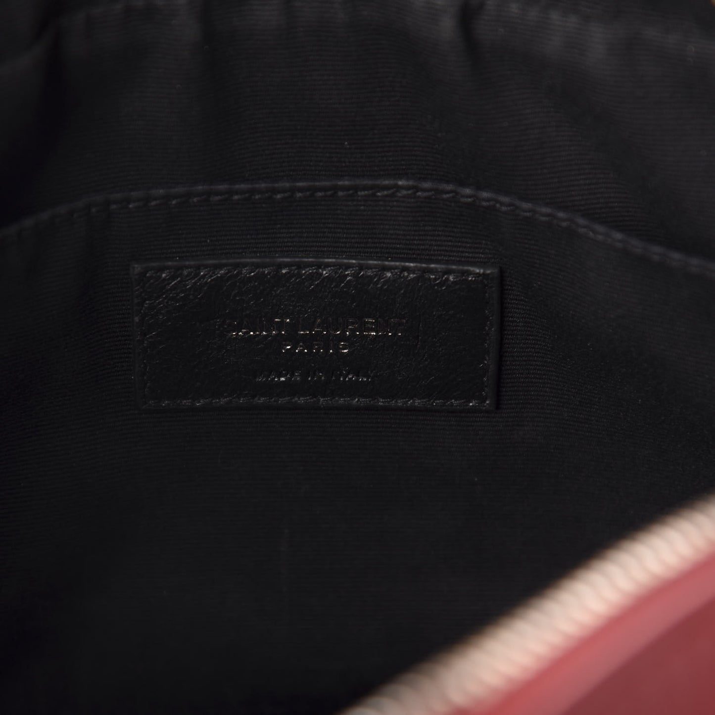 Calfskin Matelasse Monogram Lou Camera Bag Rouge Eros