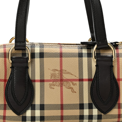 Burberry Haymarket Check Mini Bowling Bag Chocolate 8 of 13