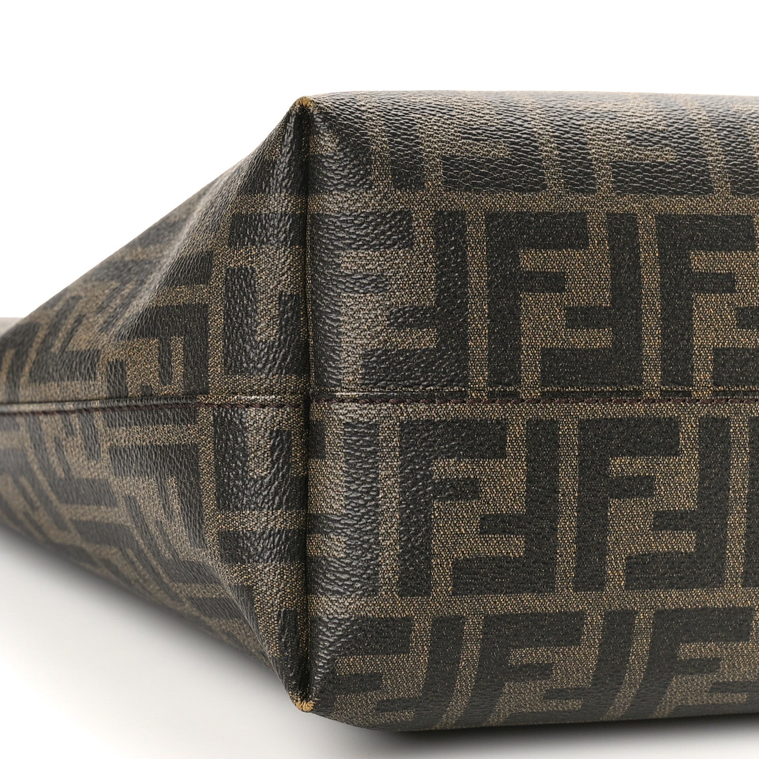 Fendi Zucca Spalmati Small Roll Tote Tobacco Moro 7 of 10