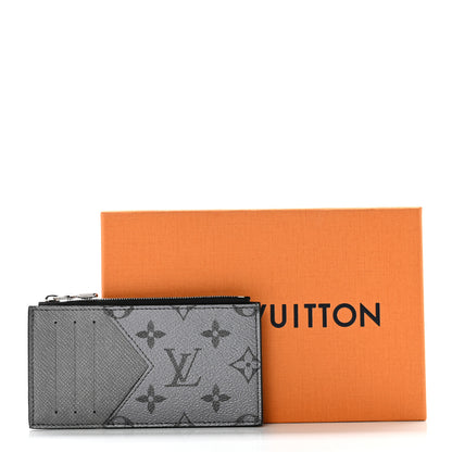 Louis Vuitton Taigarama Coin Card Holder Gunmetal 7 of 7