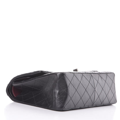 Chanel Metallic Aged Calfskin Quilted 2.55 Reissue 226 Flap Black 5 of 9