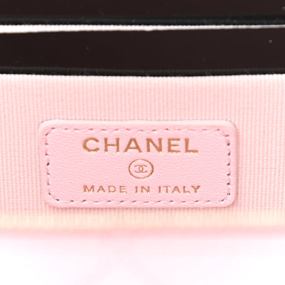 Chanel Lambskin Quilted Small Top Handle Vanity Case With Chain Light Pink 7 of 12