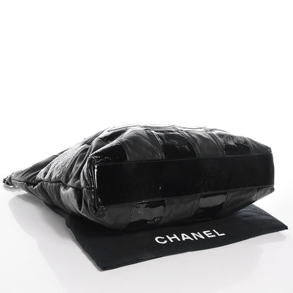 Chanel Patent Patchwork Brooklyn Tote Black 4 of 7