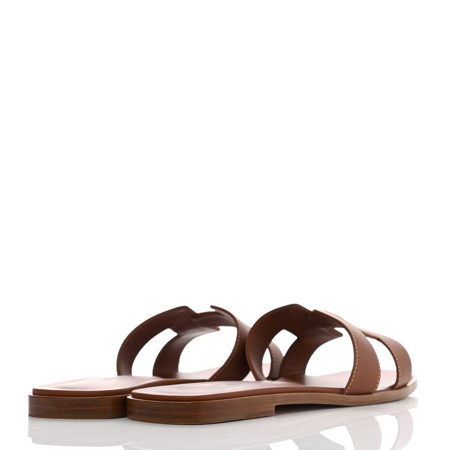 Box Calfskin Oran Sandals 40.5 Gold