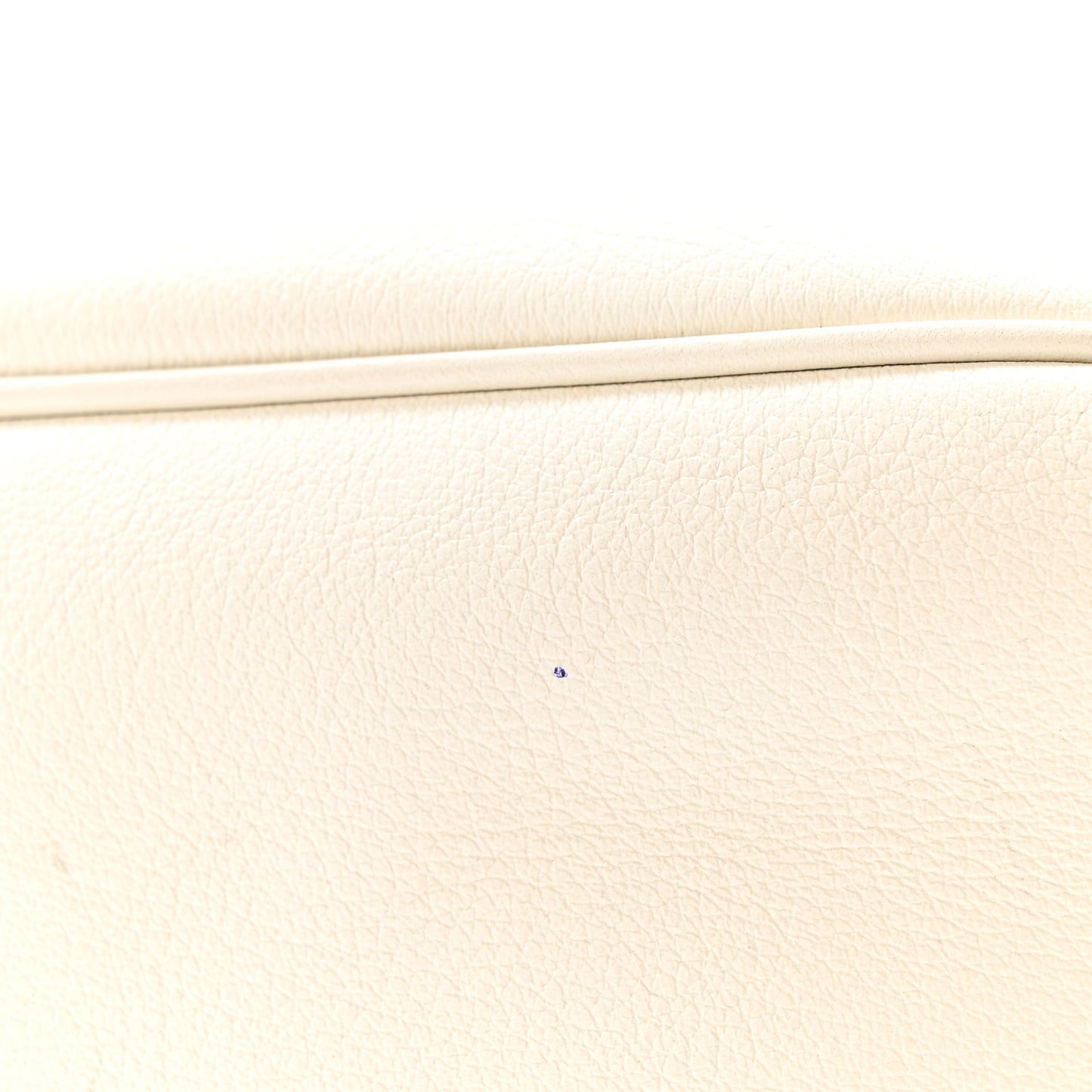Supple Calfskin Cuir Triomphe Heloise Shoulder Bag White