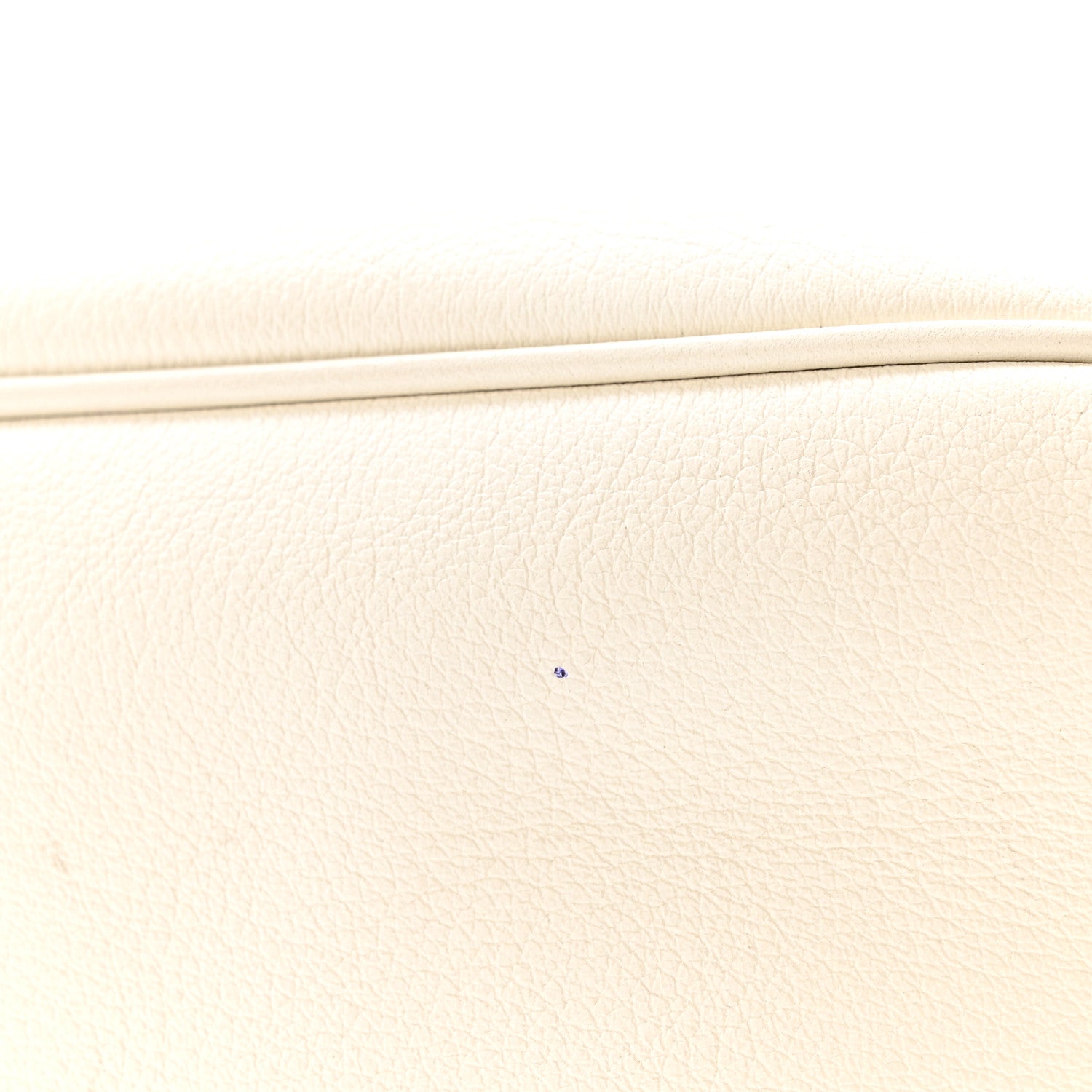 Celine Supple Calfskin Cuir Triomphe Heloise Shoulder Bag White 12 of 15