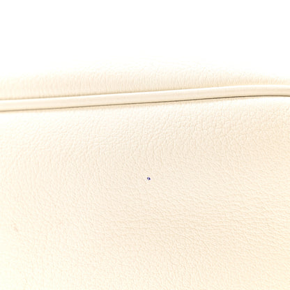 Celine Supple Calfskin Cuir Triomphe Heloise Shoulder Bag White 12 of 15