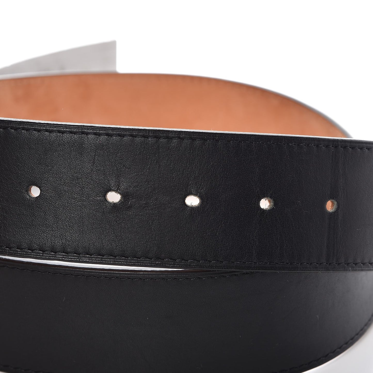 Calfskin Jeans Belt 90 36 Black