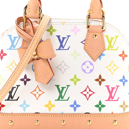 Louis Vuitton LV x TM Monogram Multicolor Alma BB White 7 of 10