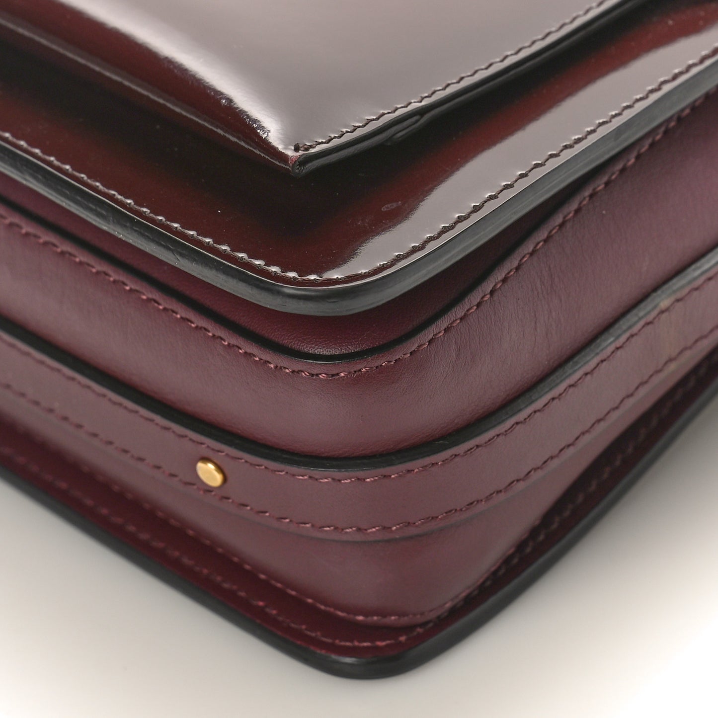 Patent Small Roy Bag Burnt Brown