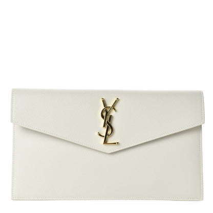 Saint Laurent Grain De Poudre Uptown Pouch Crema Soft 1 of 10