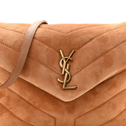 Saint Laurent Suede Toy Loulou Shoulder Bag Cinnamon 8 of 11