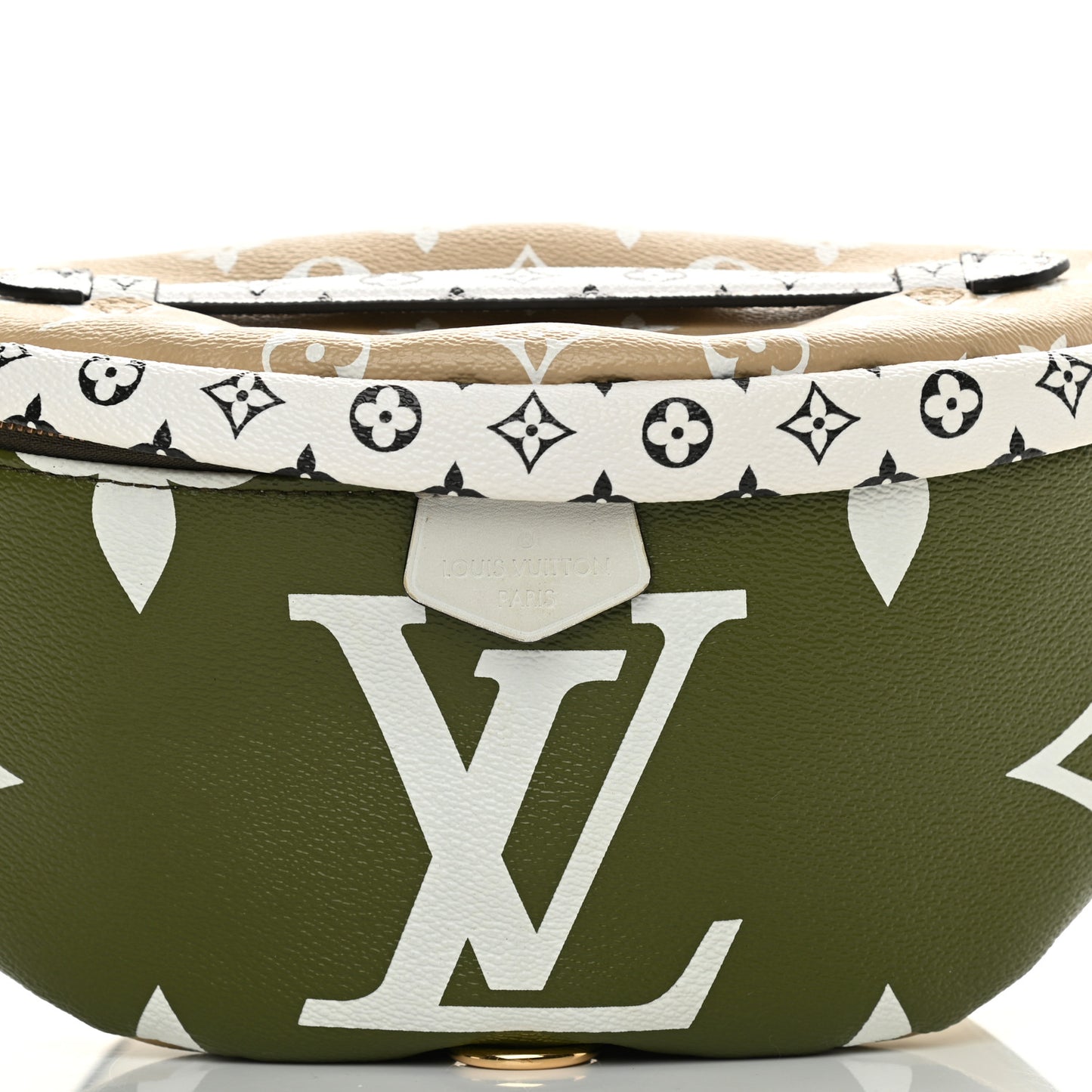 Monogram Giant Bumbag Kaki Beige