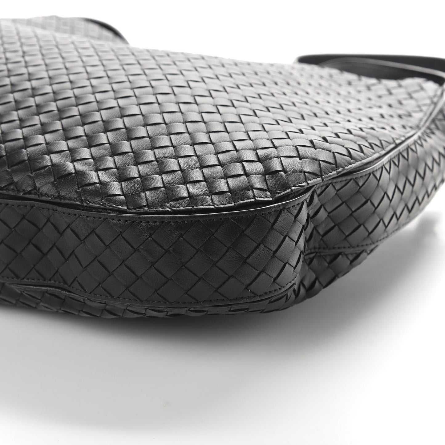 Nappa Intrecciato Large City Hobo Baccara Black