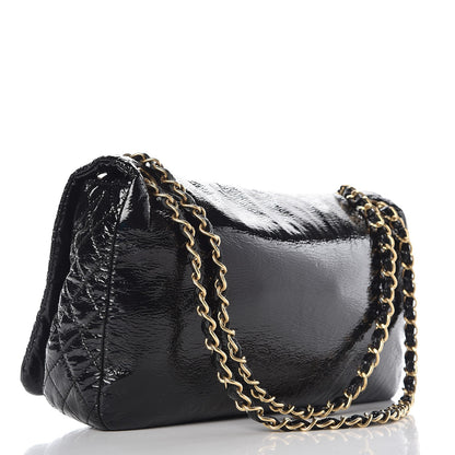 Chanel Vinyl Medium Rock and Chain Flap Black 3 of 9