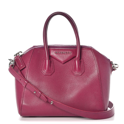 Givenchy Sugar Goatskin Mini Antigona Magenta 1 of 9