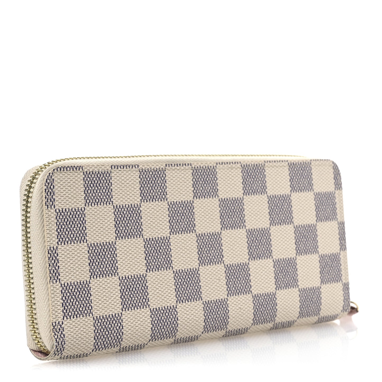 Damier Azur Clemence Wallet Rose Ballerine