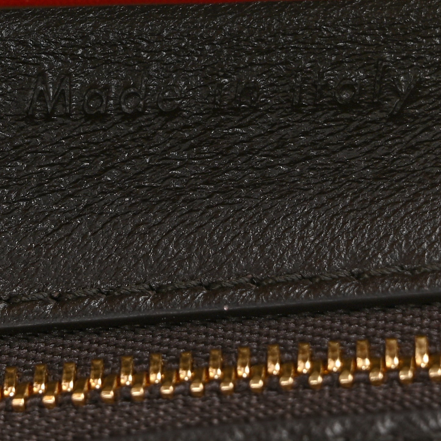 Calfskin Pleated French Lock Clutch Red
