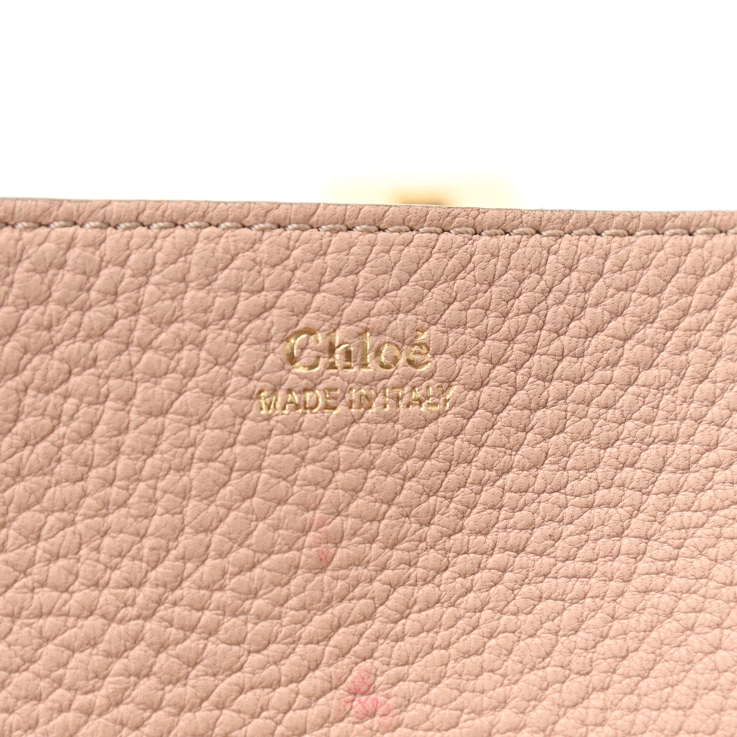 Chloe Grained Lambskin Drew Shoulder Bag Cement Pink 6 of 11