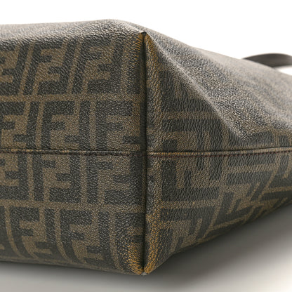 Fendi Zucca Spalmati Medium Roll Tote Tobacco Moro 10 of 19